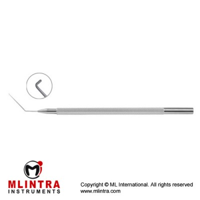 Reversed Sinskey Hook Blunt Tip Stainless Steel, 11.5 cm - 4 1/2" Tip Diameter 0.2 mm